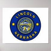 Lincoln Nebraska Poster (Voorkant)