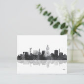 LINCOLN, NEBRASKA SKYLINE BRIEFKAART (Staand voorkant)