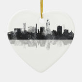 LINCOLN, NEBRASKA SKYLINE KERAMISCH ORNAMENT (Voorkant)