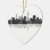 LINCOLN, NEBRASKA SKYLINE KERAMISCH ORNAMENT (Links)