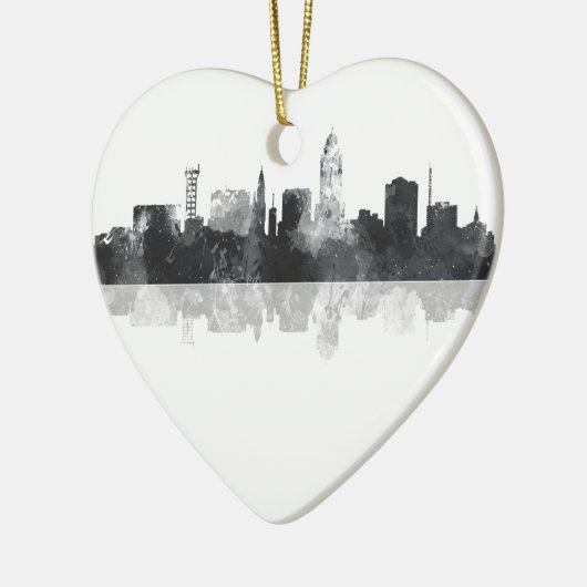LINCOLN, NEBRASKA SKYLINE KERAMISCH ORNAMENT (Links)