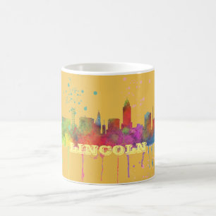 LINCOLN, NEBRASKA SKYLINE KOFFIEMOK