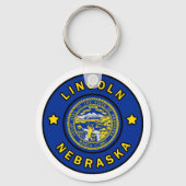 Lincoln Nebraska Sleutelhanger (Voorkant)