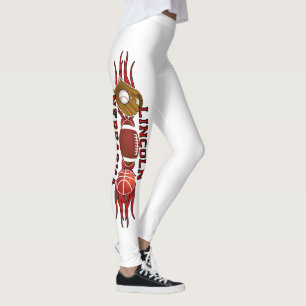 Lincoln Nebraska Sport Leggings