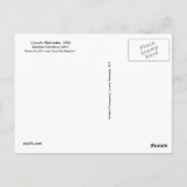 Lincoln, Nebraska Sunken Gardens #222N 0222 Briefkaart (Achterkant)