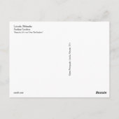 Lincoln, Nebraska Sunken Gardens #223 Briefkaart (Achterkant)