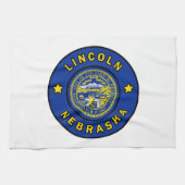 Lincoln Nebraska Theedoek (Horizontaal)