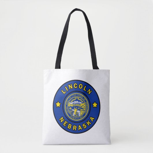 Lincoln Nebraska Tote Bag (Voorkant)