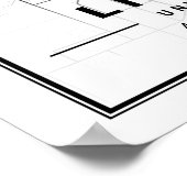 Lincoln Nebraska USA Travel City Map Poster (Hoek)