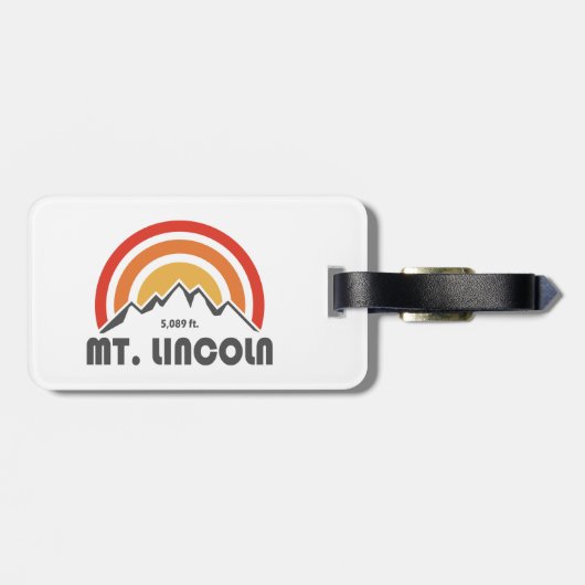Lincoln New Hampshire Bagagelabel (Achterkant horizontaal)