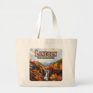 Lincoln New Hampshire Franconia Herfsten Herfst Grote Tote Bag