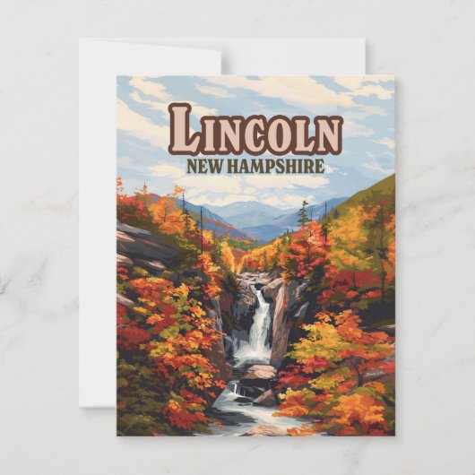 Lincoln New Hampshire Franconia Herfsten Herfst Ka (Voorkant)