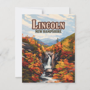 Lincoln New Hampshire Franconia Herfsten Herfst Ka