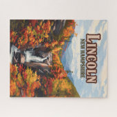 Lincoln New Hampshire Franconia Herfsten Herfst Legpuzzel (Horizontaal)