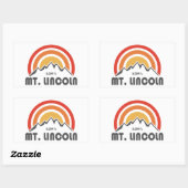 Lincoln New Hampshire Rechthoekige Sticker (Vel)