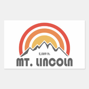 Lincoln New Hampshire Rechthoekige Sticker