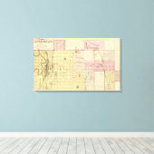 Lincoln North, Nebraska Canvas Afdruk (Insitu (Houten vloer))