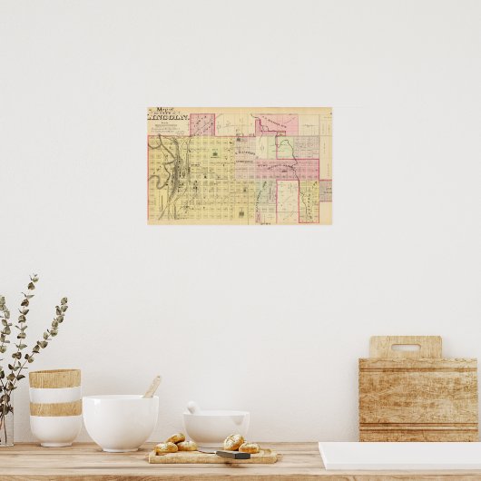 Lincoln North, Nebraska Poster (Keuken)
