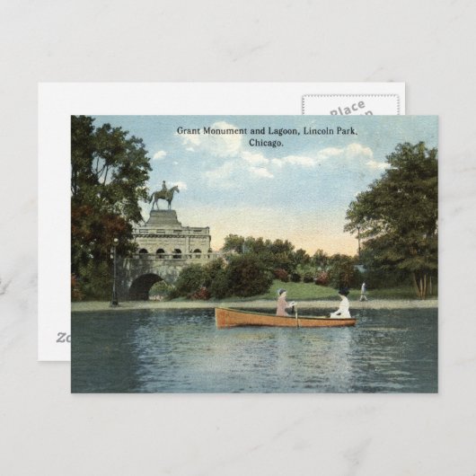 Lincoln Park, Chicago 1915  Briefkaart (Voorkant / Achterkant)