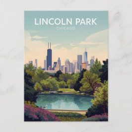 Lincoln Park: Chicago Green Oasis Briefkaart