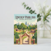 Lincoln Park Zoo Illinois Briefkaart (Staand voorkant)