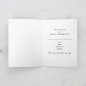 Lincoln Patriotic Birthday Party Invitation Kaart (Binnen)