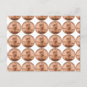Lincoln Pennies Briefkaart (Voorkant)