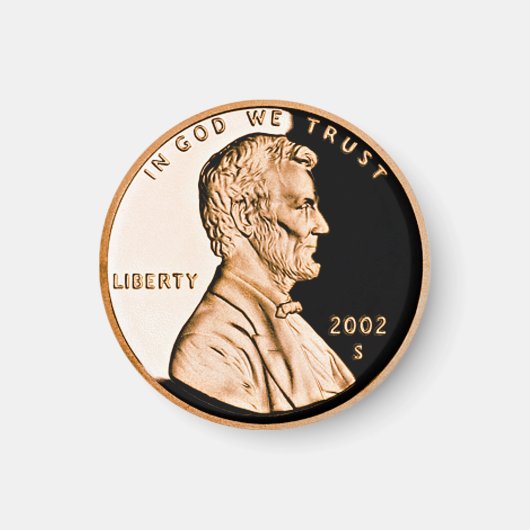 Lincoln Penny 2002 Classic Magneet (Voorkant)