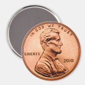 Lincoln Penny Classic Magneet (Voorkant / Achterkant)