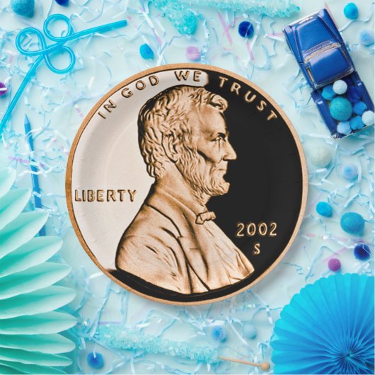 Lincoln Penny s Papieren Bordje (Feest)