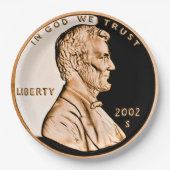 Lincoln Penny s Papieren Bordje (Voorkant)
