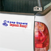 Lincoln Politics Keep Donald impeach Nancy Pelosi Bumpersticker (Op Truck)
