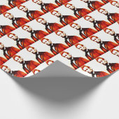 Lincoln Pop Art Colorized Sideways Portret Cadeaupapier (Hoek)