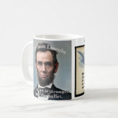 Lincoln President Day Patriottische Mok (Voorkant links)