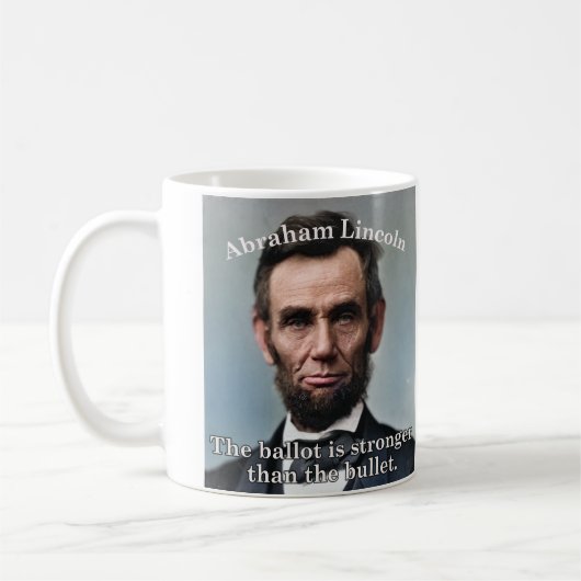 Lincoln President Day Patriottische Mok (Links)