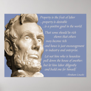 Lincoln Property Quote Poster