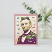 Lincoln Religion Briefkaart (Staand voorkant)