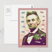 Lincoln Religion Briefkaart (Voorkant / Achterkant)