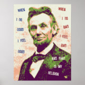 Lincoln Religion Poster (Voorkant)