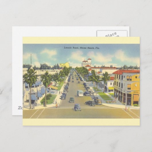  Lincoln Road Miami Beach Briefkaart (Voorkant / Achterkant)