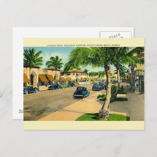  Lincoln Road Miami Beach Briefkaart (Voorkant / Achterkant)