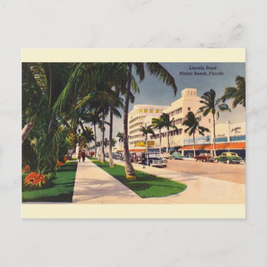  Lincoln Road Miami Beach Florida Briefkaart (Voorkant)