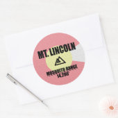 Lincoln Ronde Sticker (Envelop)