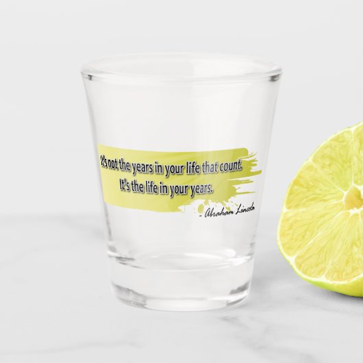 Lincoln Shot Glas (Voorkant)