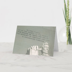 Lincoln standbeeld kaart