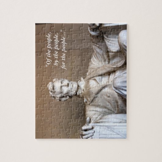 Lincoln Statue Puzzle Legpuzzel (Verticaal)
