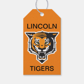 LINCOLN TIGERS Cadeau Labels Cadeaulabel