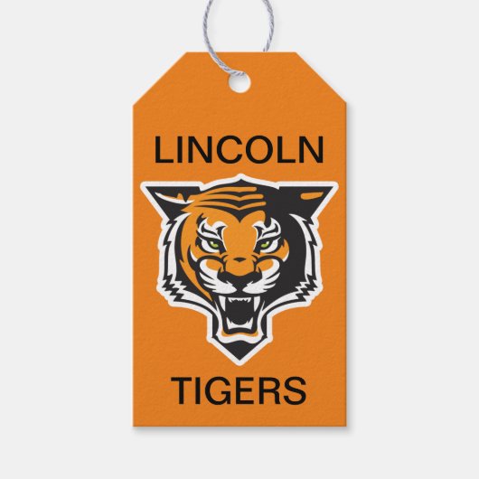 LINCOLN TIGERS Cadeau Labels Cadeaulabel (Voorkant)