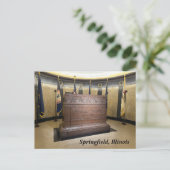 Lincoln Tomb in Springfield, Illinois Feestdagenkaart (Staand voorkant)