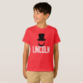 LINCOLN - Tophoed & baard T-shirt (Voorkant volledig)